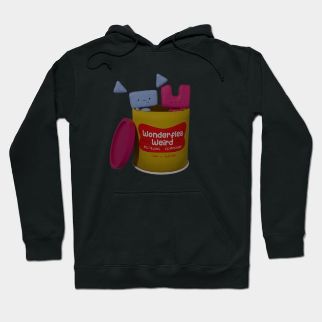 Wonderflea Weird Goo-Doh Hoodie by Wonderflea Weird 